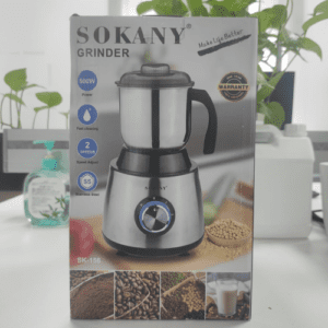 ⁦SOKANY 500W Adjustable Coffee Grinder Electric, Spice Grinder, Blade Coffee Grinder with 1 Removable Stainless Steel Bowl, 300g Coffee Bean Capacity, Stainless Steel⁩ - الصورة ⁦10⁩