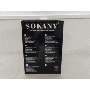 ⁦SOKANY SK-269 Food Processor Kneading Machine 1700 W, Professional 11 L Dough Machine with Whisk, Dough Hook, Beater and Splash Guard, 6 Speeds with Stainless Steel Bowl Mixing Machine⁩ - الصورة ⁦10⁩