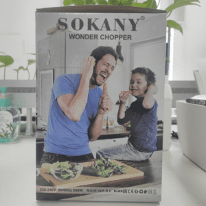 ⁦SOKANY 800W Meat Grinder Electric, electric meat grinder 3L Stainless Steel Meat Blender Food Chopper for Meat, Vegetables, Fruits and Nuts with 4 Sharp Blades. (SK-7027, 800W, 3L)⁩ - الصورة ⁦10⁩