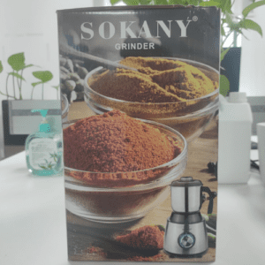 ⁦SOKANY 500W Adjustable Coffee Grinder Electric, Spice Grinder, Blade Coffee Grinder with 1 Removable Stainless Steel Bowl, 300g Coffee Bean Capacity, Stainless Steel⁩ - الصورة ⁦12⁩