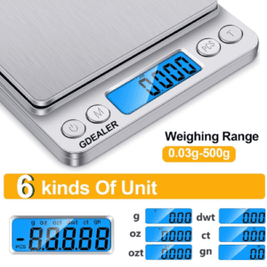 ⁦Stainless Steel Multifunction Food Scale for Bake - Silver⁩ - الصورة ⁦2⁩