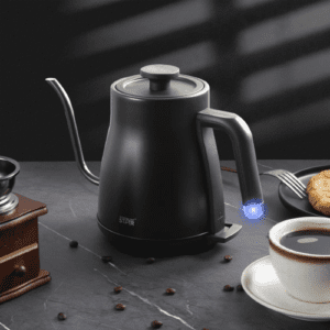 ⁦Winning Star 1500W 1.2L Electric Kettle | AC220-240V | Fast Boil with Compact Design with ANTI-DRY Burning, Automatic Power Off, Overheat Protection, Windable Heating Plate, Copper Charging Cable⁩ - الصورة ⁦2⁩