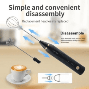 ⁦Sokany USB Hand Stick Mixer & Egg Beater -White (SK-201A)⁩ - الصورة ⁦2⁩