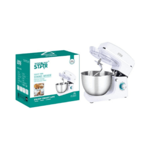 ⁦Winning Star 1500W Electric Stand Mixer | Powerful Performance for All Your Baking Needs | 8L | 6-Speed |10 Quart Tilt-Head Kitchen Electric Food Mixer with Beater, Dough Hook, Wire Whip and Egg⁩ - الصورة ⁦2⁩