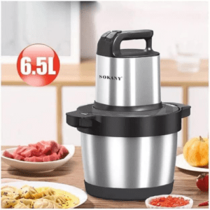 ⁦Sokany SK-7033 Sukani Chopper, Stainless, 6.5 Litre, 1500 Watt⁩ - الصورة ⁦2⁩