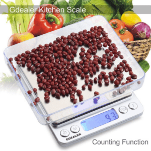 ⁦Stainless Steel Multifunction Food Scale for Bake - Silver⁩ - الصورة ⁦3⁩