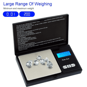 ⁦Mini 100g X 0.01g Electronic Jewelry Gold Gram Balance Gram Digital Pocket SCale Digital scales Jewelry⁩ - الصورة ⁦3⁩