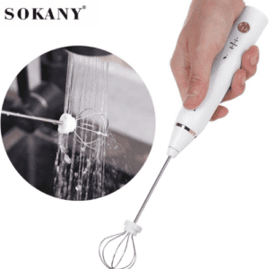 ⁦Sokany USB Hand Stick Mixer & Egg Beater -White (SK-201A)⁩ - الصورة ⁦3⁩