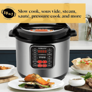 ⁦Sokany 11 Liters 1600 Watts Pressure Cooker SK-2405⁩ - الصورة ⁦3⁩