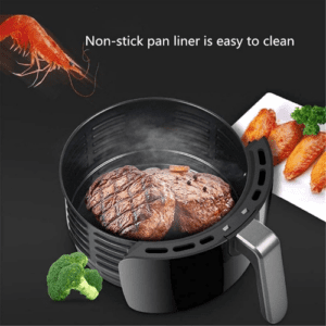 ⁦Sokany healthy air fryer lcd screen overheating protection 1800w - 220v supply voltage and 50hz,Black,8.0l,Sk-8014⁩ - الصورة ⁦3⁩