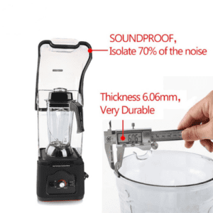⁦High speed Sound Proof blender mixer Commercial premium blender Juice ice crush Blender Acrylic jar less noise Stopper Cover 2.5 Liters 1500W⁩ - الصورة ⁦4⁩