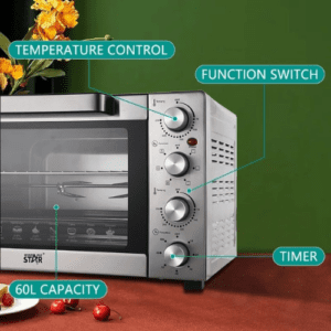 ⁦Winning Star Portable Two Hot Plate Electric Oven | Perfect for Baking and Cooking on the Go⁩ - الصورة ⁦4⁩