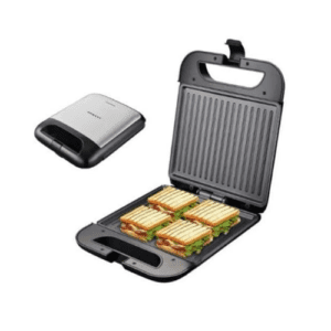 ⁦Sokany Grill Maker, 1200W, Non-Stick Electric Grill & Panini Press, Adjustable Temperature, Easy-to-Clean, Model SK-08053⁩ - الصورة ⁦4⁩
