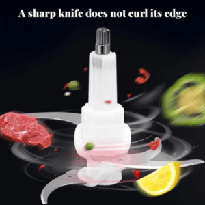 Winning Star ST-5560 1000W Multifunctional Electric Food Processor | 6L Capacity | Meat Grinder | 304 Stainless Steel Bowl | Copper Motor with 4 Leaf Blade | BS Plug | Black/Silver. - Image 4
