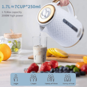 ⁦Sokany Electric Kettle Tea Pot Auto Power-off Protection Water Boiler Teapot Instant Heating Stainles Fast Boiling⁩ - الصورة ⁦4⁩