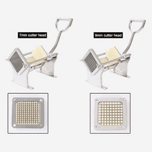 ⁦French Fry Cutter Potato Chips Cutting Machine Slicer Fruit Vegetable Cutter 8mm/10mm12mm Stainless Steel Blades Tool Commercial Machine (Machine with 8+10+12mm blades)⁩ - الصورة ⁦9⁩