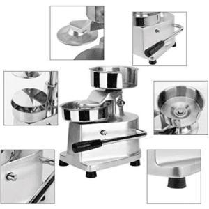 ⁦Commercial Burger Press machine Hamburger Patty Maker 100mm/4inches 130mm/5inches Stainless Steel Burger Press Heavy Duty Beef Meat Forming Processor (13CM (5inches))⁩ - الصورة ⁦4⁩