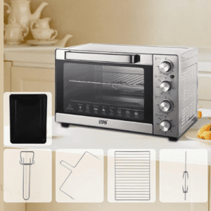 ⁦Winning Star Portable Two Hot Plate Electric Oven | Perfect for Baking and Cooking on the Go⁩ - الصورة ⁦5⁩