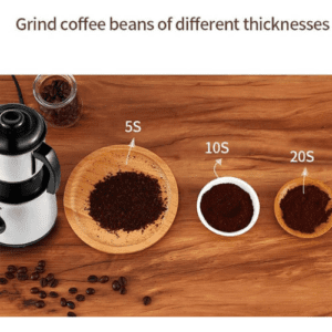 ⁦SOKANY 500W Adjustable Coffee Grinder Electric, Spice Grinder, Blade Coffee Grinder with 1 Removable Stainless Steel Bowl, 300g Coffee Bean Capacity, Stainless Steel⁩ - الصورة ⁦5⁩