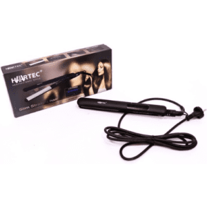 ⁦HARTEC TURKEY HS-958A1, PROFESSIONAL HAIR STRAIGHTNER, SLIM TITANIUM SHINE WITH DIGITAL TEMPRATURE CONTROL, SLEEK PLATES FOR EXTRA FINISH AND SHINE Hair Straightener (Black)⁩ - الصورة ⁦5⁩