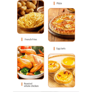 ⁦Sokany Electric Air Fryer, 8L Capacity, 2000W, Touch Screen, Non-Stick Coating, Hot Air Circulation, Knob Control Temperature 80-200 Degree Celsius For Frying, Grilling, Broiling, Roasting⁩ - الصورة ⁦5⁩