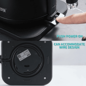 ⁦Winning Star 1500W 1.2L Electric Kettle | AC220-240V | Fast Boil with Compact Design with ANTI-DRY Burning, Automatic Power Off, Overheat Protection, Windable Heating Plate, Copper Charging Cable⁩ - الصورة ⁦5⁩