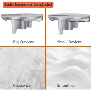 ⁦Electric Ice Shaver Crusher Machine for Home, 300W Snow Cone Maker Shaved Ice Maker⁩ - الصورة ⁦6⁩