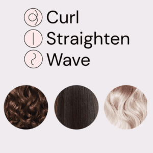 WINNING STAR Curling Iron 35mm with Double Barrel Hair Crimper | 75W with 5 Temperature Settings & Rapid Heat-up Time | PTC Ceramic Coated Plates | Digital Display | Auto Power-Off - Image 6