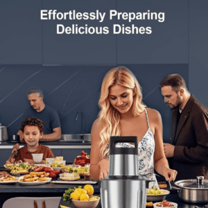 ⁦Sokany SK-666666 Electric Food Chopper & Grinder, 2000W, 10L Capacity, 2-Speed, Stainless Steel, Safety Function for Meat, Vegetables, Fruits, and More⁩ - الصورة ⁦6⁩