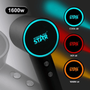 WINNING STAR High-Speed Hair Dryer 3-In-1, Negative Ionic Hair Dryer |1600W | Brushless Motor 110,000 RPM | 2 Speed Levels with 5 Modes | Triple Overheating Protection | Low Nois | Gray - Image 6