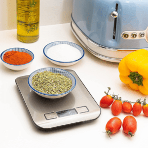 ⁦B05 | Digital Kitchen Scale | ABS Housing | 5kg Capacity | Accurate Measurement (g/oz/lb) | Tare Function | Battery Powered (1.5V AAA x2)⁩ - الصورة ⁦6⁩