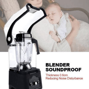 ⁦High speed Sound Proof blender mixer Commercial premium blender Juice ice crush Blender Acrylic jar less noise Stopper Cover 2.5 Liters 1500W⁩ - الصورة ⁦8⁩