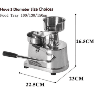 Commercial Hamburger Patty Maker, Manual Burger Forming Machine, Stainless Steel Hamburger Press Meat Patty Maker for Patties, BBQ, Burger Press(10mm/13mm/15mm) (Size : 13cm) - الصورة 7