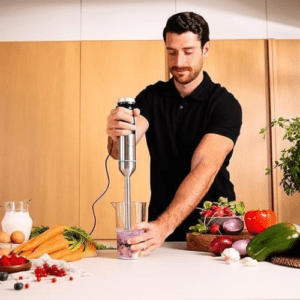 ⁦Sokany Hand Blender Stainless 1100 Watt 2 * 1 + Cup SK-02009⁩ - الصورة ⁦7⁩