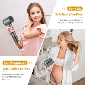 WINNING STAR High-Speed Hair Dryer 3-In-1, Negative Ionic Hair Dryer |1600W | Brushless Motor 110,000 RPM | 2 Speed Levels with 5 Modes | Triple Overheating Protection | Low Nois | Gray - Image 9