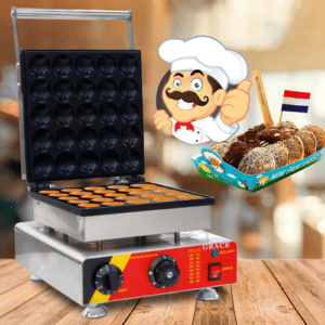 Heavy Duty Mini Pancake Maker with Upper Heater - Image 9